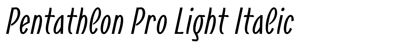 Pentathlon Pro Light Italic